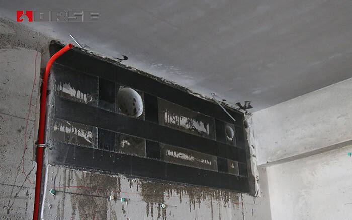  CFRP for wall strengthening