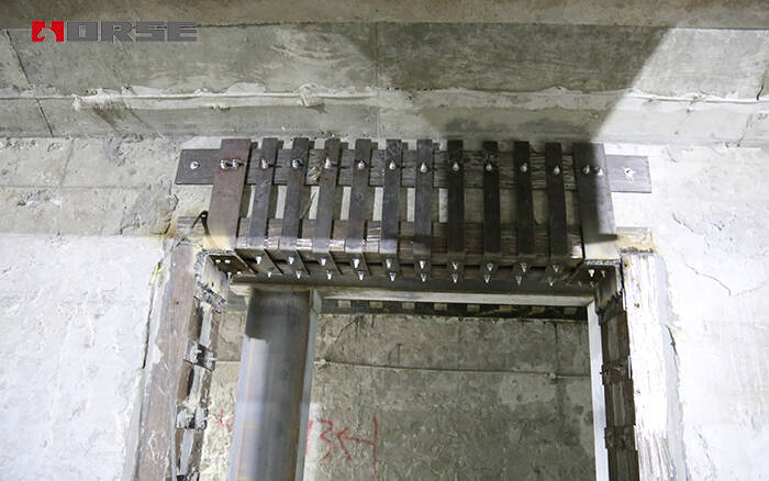 Bond steel reinforcement at the new opening Bond steel reinforcement at the new opening