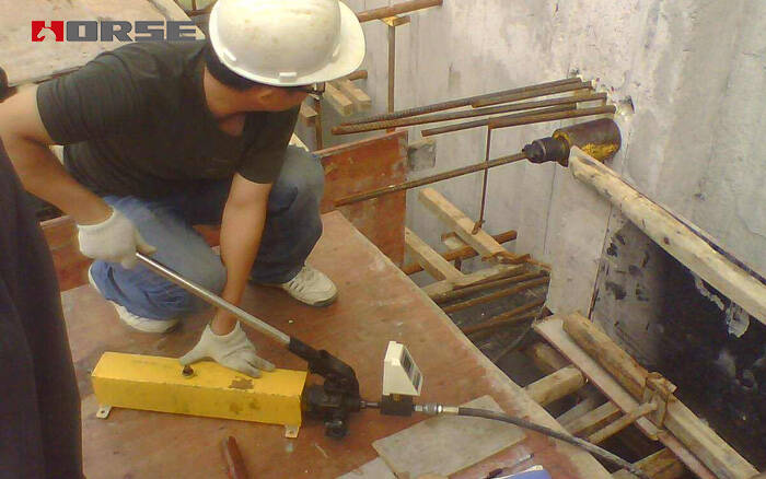 Reinforcement steel bar pull-out test Reinforcement steel bar pull-out test