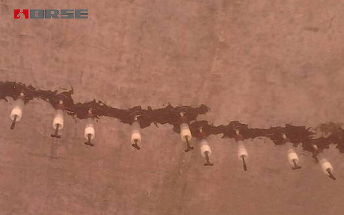 crack repair with injection adhesive crack repair with injection adhesive