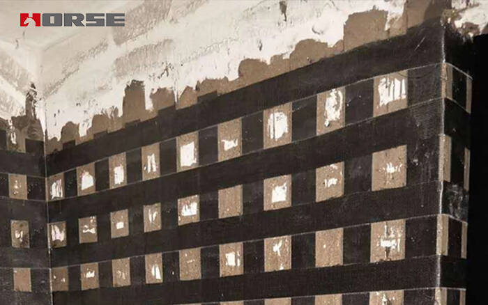 Shear wall strengthening by carbon fiber fabric Shear wall strengthening by carbon fiber fabric