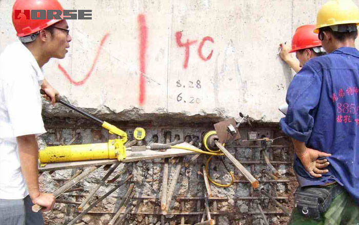 How to pull out the planting rebar How to pull out the planting rebar