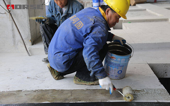 applying carbon fiber adhesive applying carbon fiber adhesive