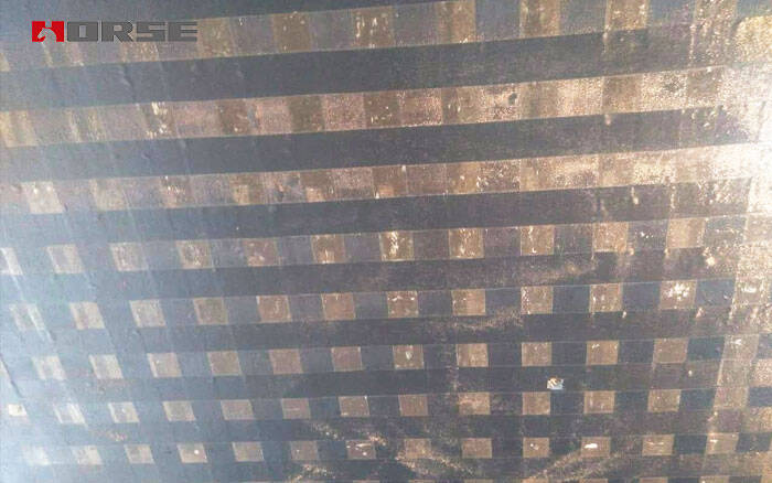 Carbon fiber fabric reinforcement for cracked floor slab Carbon fiber fabric reinforcement for cracked floor slab