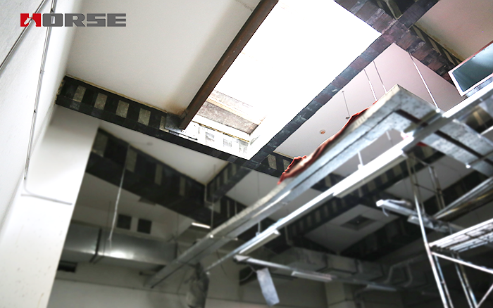 Carbon fiber reinforced wrap for concrete strengthening Carbon fiber reinforced wrap for concrete strengthening