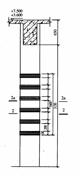 Carbon fiber strengthening frame columns Carbon fiber strengthening frame columns