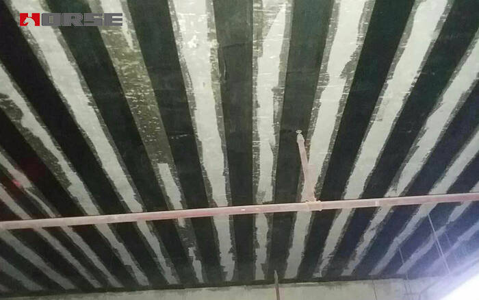 carbon fiber reinforced beam-slab structure carbon fiber reinforced beam-slab structure