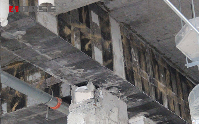 Unidirectional carbon fiber for strengthening of fire-damaged components Unidirectional carbon fiber for strengthening of fire-damaged components