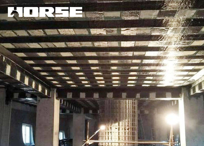 slab strengthening with unidirectional carbon fiber fabric slab strengthening with unidirectional carbon fiber fabric