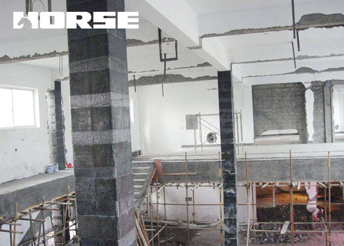 Externally pasted carbon fiber cloth reinforcement method Externally pasted carbon fiber cloth reinforcement method