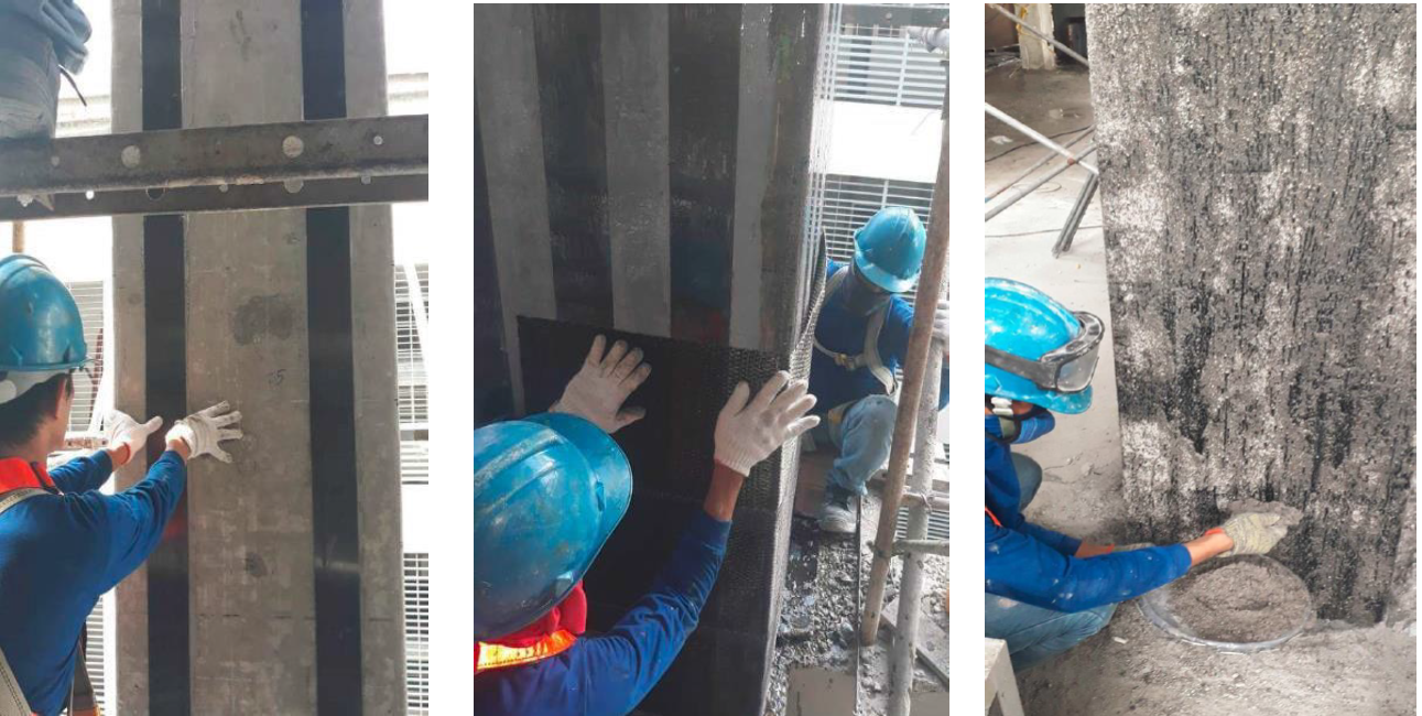 Carbon Fiber Reinforced Polymer (CFRP) Installation Carbon Fiber Reinforced Polymer (CFRP) Installation