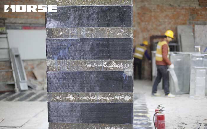 carbon fiber wrap column carbon fiber wrap column