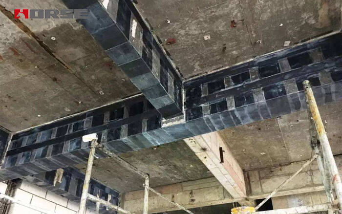 reinforced concrete structures with carbon fiber wrap reinforced concrete structures with carbon fiber wrap