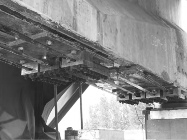 Prestressed Carbon Fiber Strip To Strengthen Heavy-duty Railway Bridge Prestressed Carbon Fiber Strip To Strengthen Heavy-duty Railway Bridge