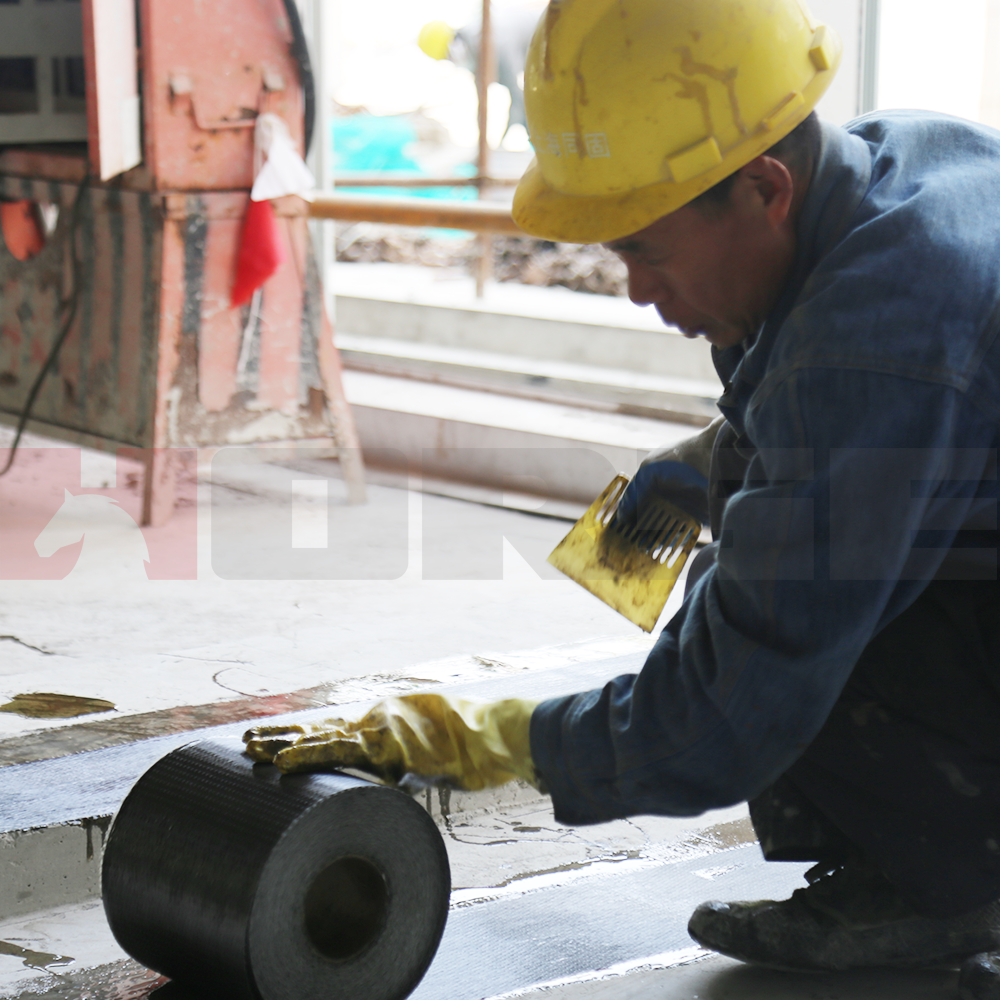 Reinforcement Of Existing Slabs With UD Carbon Fiber Cloth Reinforcement Of Existing Slabs With UD Carbon Fiber Cloth