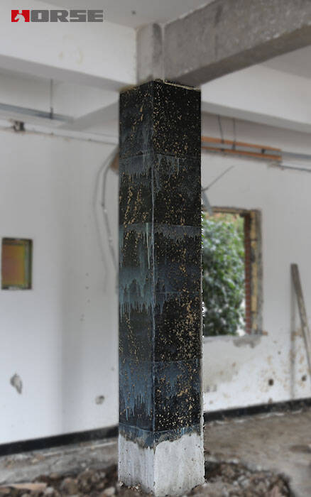 carbon fiber column strengthening carbon fiber column strengthening
