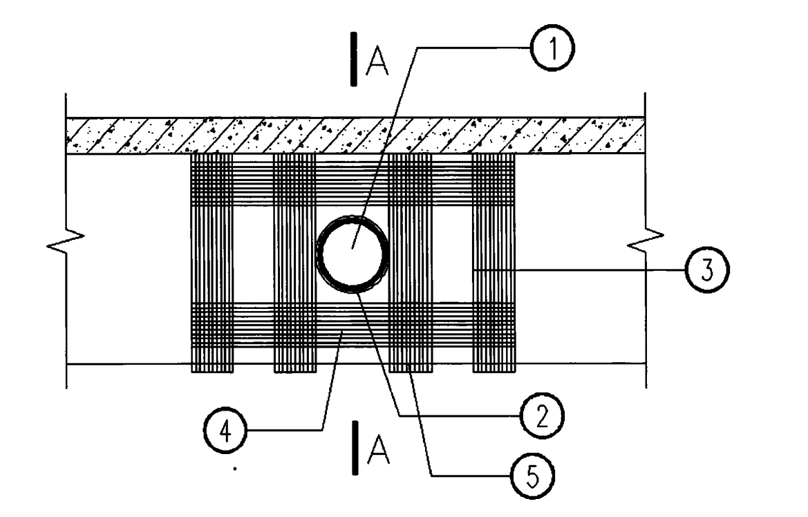 Carbon Fiber Reinforced Beam Opening Carbon Fiber Reinforced Beam Opening