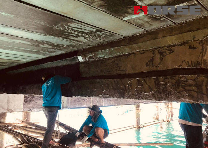Repair and Strengthening of Old Jetty With HM-30 Carbon Fiber Repair and Strengthening of Old Jetty With HM-30 Carbon Fiber