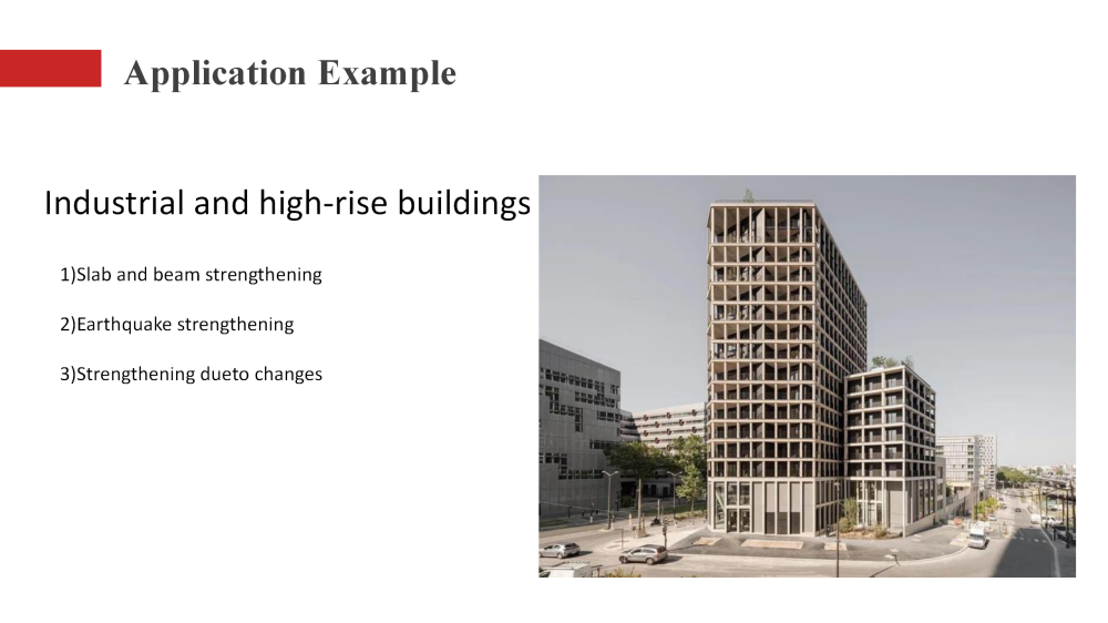 HM Post tension FRP System Building Application HM Post tension FRP System Building Application