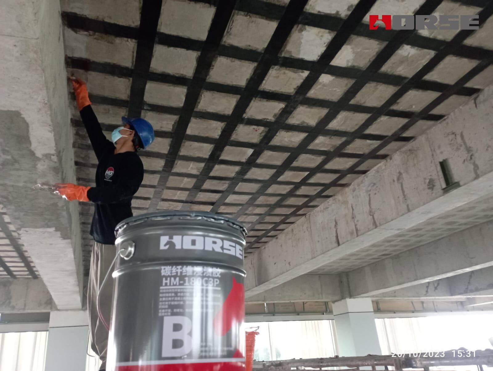 Carbon Fiber Concrete Crack Repair Carbon Fiber Concrete Crack Repair