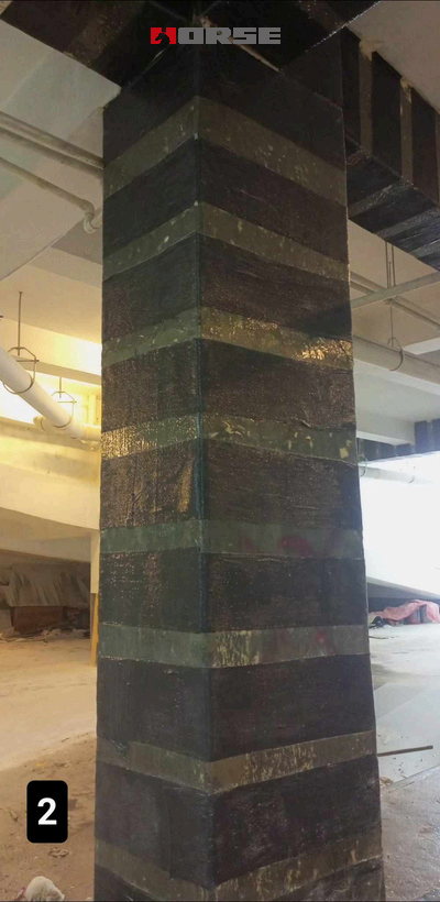 Carbon Fiber CFRP for 2-Story Commercial Building Retrofitting Carbon Fiber CFRP for 2-Story Commercial Building Retrofitting