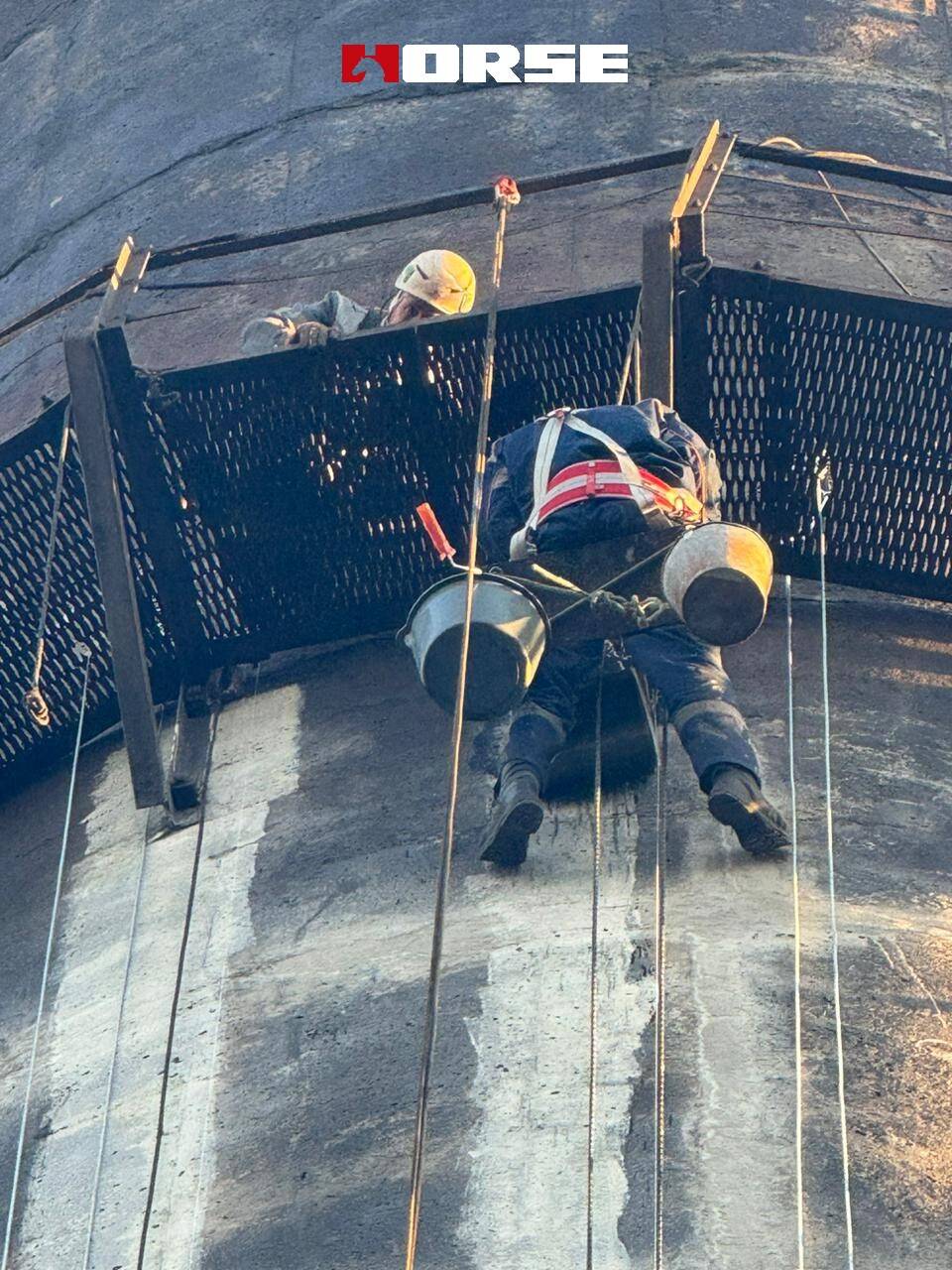 Carbon Fiber Reinforcement in Chimneys with Cracks and Exposed Rebars Carbon Fiber Reinforcement in Chimneys with Cracks and Exposed Rebars