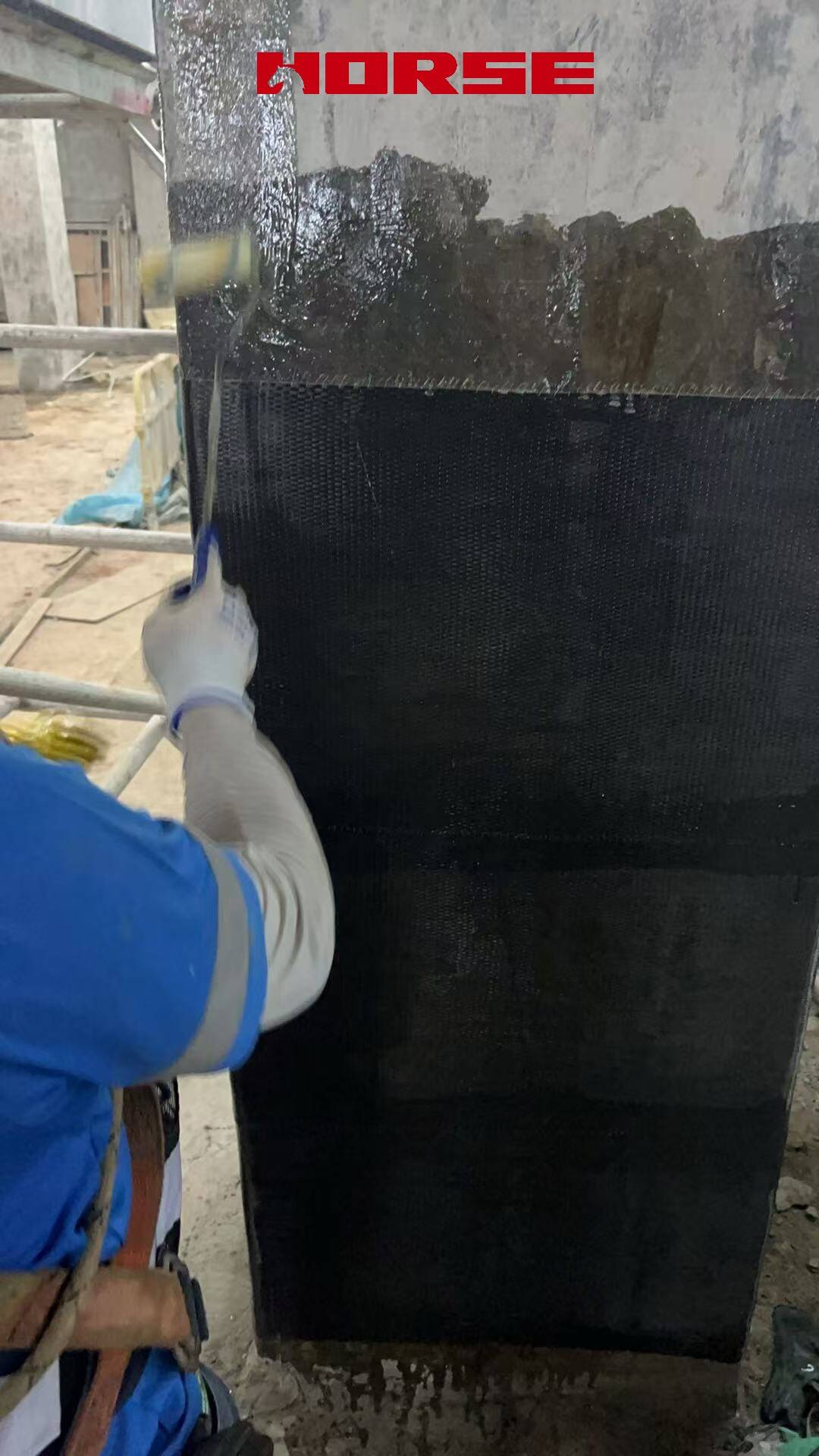 Carbon fiber improves the bearing capacity of columns Carbon fiber improves the bearing capacity of columns