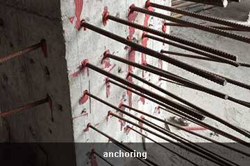 epoxy adhesive anchoring system