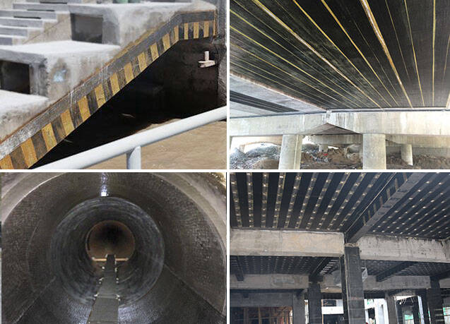 carbon fiber fabric repair concrete