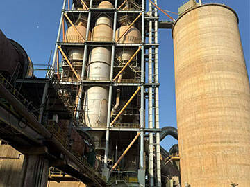 Reinforcing Cement Plant Columns with Steel Jacketing 